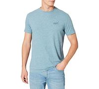 Superdry Men's Vintage Logo Emb Tee T-Shirt, Desert Sky Blue Grit, S