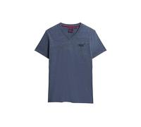 Superdry Mens Vintage Logo EMB VEE TEE T-Shirt, Navy Marl, Small