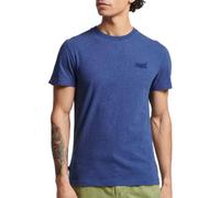 Superdry Bright Blue Marl Organic Cotton Vintage Logo Embroidered T-Shirt