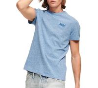 Superdry Vintage Logo Embroidered Short Sleeve T-shirt Blue M Men