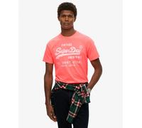 Superdry Vl Neon Relaxed Short Sleeve T-shirt Orange M Man