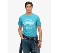Superdry Mens Vintage Logo Neon Relaxed T-Shirt