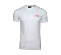 Superdry Essential Logo Embroidered Short Sleeve T-shirt White 2XL Men