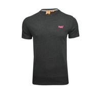 Superdry Men's Essential Logo Emb Tee T-Shirt, Stormy Weather Blue, L