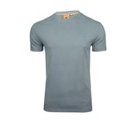 Superdry Men's Essential Logo Emb Tee T-Shirt, Stormy Weather Blue, S