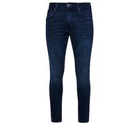 Superdry Men's Vintage Slim Jeans Pants, Vanderbilt Ink Worn, 32W x 34L