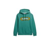 Superdry Men's Vintage Trade Tab Hoodie, Eringgrün, L