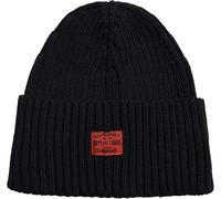 Superdry Mens Vintage Workwear Knitted Beanie Hat Black Orange