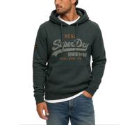 Superdry Mens VL Heritage Hoodie Denver Green Marl