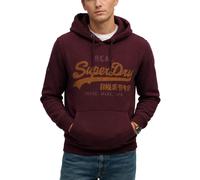 Superdry Mens VL Heritage Relaxed Hoodie Tawny Port