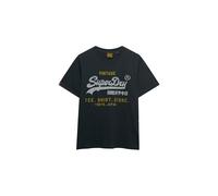 Superdry Men's Vl Heritage Relaxed Tee T-Shirt, Eclipse Navy, M