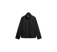 Superdry Men's Windbreaker Jacket without Hood with Logo, deep black, XL