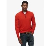 Superdry Mens Wool Blend Half Zip Jumper