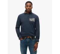 Superdry Workwear Applique Sweatshirt Blue S Men