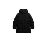 Superdry Men's XPD Long Quilted Jacket Parka Style Jet Black L