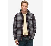 Superdry Merchant Heavy Long Sleeve Shirt Grey S Men