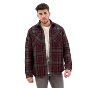 Superdry Merchant Quilted Long Sleeve Shirt Brown 2XL Men