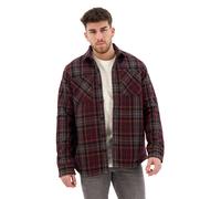 Superdry Merchant Quilted Long Sleeve Shirt Brown L Men
