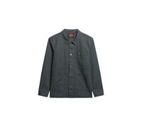 Superdry, MERCHANT STRIPE WORKER JACKET JKT, M5012064A, Indigo Stripe, L, MEN