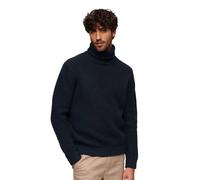 Superdry Merchant Textured High Neck Sweater Black S Men