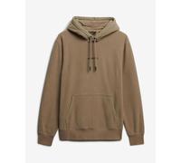 Superdry Micro Logo Fleece Hoodie Brown - M