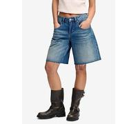 Women's baggy shorts Superdry Rise Mid Bleu 28