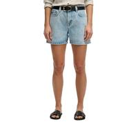 Superdry Mid Rise Denim Shorts Blue 26 Woman