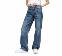 Superdry Mid Rise Wide Leg Jeans Blue 28 / 32 Woman