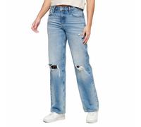 Women's mid-rise jeans in organic cotton Superdry Bleu 26x32