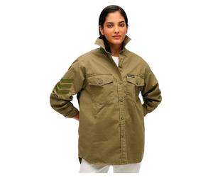 Superdry Military Emb Oversized Long Sleeve Shirt