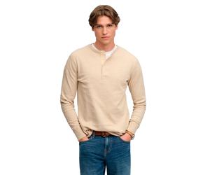 Superdry Mini Slub Waffle Grandad Sweater