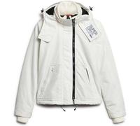 Superdry for woman. W5011747A Mountain windbreaker jacket with hood white (M), Casual, Recycled Polister, Sustainable