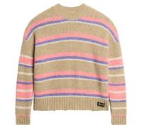 Women's striped sweater Superdry Marron L