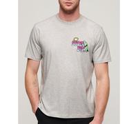 Superdry Neon Travel Chest Loose Short Sleeve T-shirt Grey 3XL Men