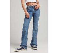 Superdry Vintage Mid Rise Slim Flare Jeans Blue 32 / 30 Woman