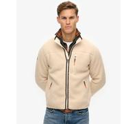 Superdry Outdoor Full Zip Fleece Oatmeal Marl Men's Warm Casual Jacket