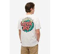 Superdry Outdoor Narrative Back Graphic T-shirt, White, Size S, Men White