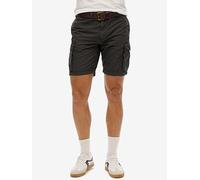 Superdry Parachute Light Cargo Shorts - Black, Black, Size 36, Men Black