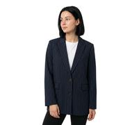 Superdry Pinstripe Boyfriend Blazer Blue XL Woman