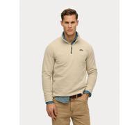 Superdry Polar Fleece Half Zip Fleece Beige - L