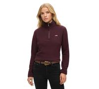 Superdry Polar Fleece Half Zip Sweatshirt Purple XS Woman