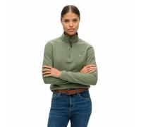 Superdry Polar Fleece Half Zip Sweatshirt Green M Woman
