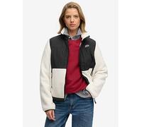 Superdry Polar Fleece Hybrid Trekker, White, Size 12, Women White
