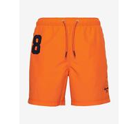 Superdry Polo Vintage Swim Shorts Orange Black - L