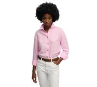 Superdry Premium Linen Slim Long Sleeve Shirt Pink XS Woman