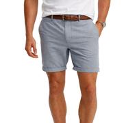 Superdry Premium Textured Chino Shorts Blue Houndstooth