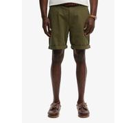 Superdry Premium Textured Chino Shorts, Green, Size 30, Men Green