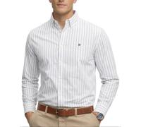 Superdry Preppy Oxford Long Sleeve Shirt Classic Blue/Optic Stripe
