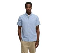Superdry Preppy Oxford Short Sleeve Shirt Blue M Men