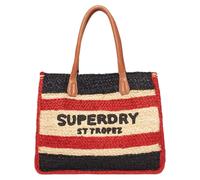 Women’s raffia tote bag Superdry Luxe Bleu TU